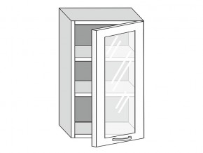 19.50.3 Шкаф настенный (h=913) на 500мм с 1-ой стекл. дверцей в Когалыме - kogalym.magazinmebel.ru | фото
