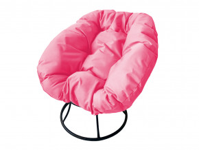 Кресло Пончик без ротанга розовая подушка в Когалыме - kogalym.magazinmebel.ru | фото