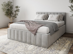 Кровать 1800 Лана серый велюр в Когалыме - kogalym.magazinmebel.ru | фото