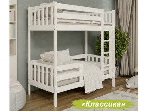 Кровать 2-х ярусная Аист-2 Классика белый 1600х800 мм в Когалыме - kogalym.magazinmebel.ru | фото