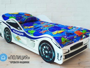 Кровать детская машина Полиции в Когалыме - kogalym.magazinmebel.ru | фото
