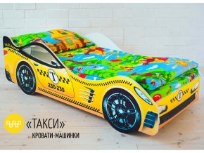Кровать детская машина Такси в Когалыме - kogalym.magazinmebel.ru | фото