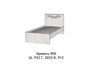 Кровать Диана 900 в Когалыме - kogalym.magazinmebel.ru | фото - изображение 2