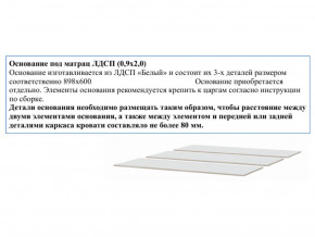 Основание из ЛДСП 0,9х2,0м в Когалыме - kogalym.magazinmebel.ru | фото