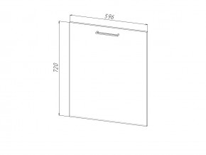 П 60 Комплект для посудомоечной машины 600 мм (цоколь + фасад) ЛДСП в Когалыме - kogalym.magazinmebel.ru | фото